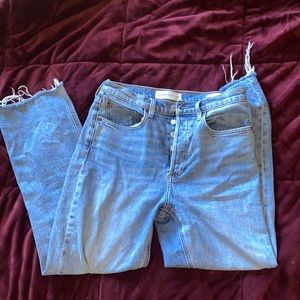 Denim Forum The Arlo High Rise Straight Jean